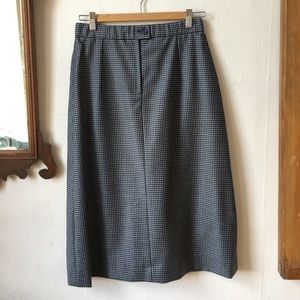 1960s Handmade Wool Skirt